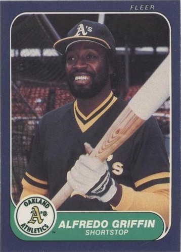 1986 Fleer - Alfredo Griffin #417