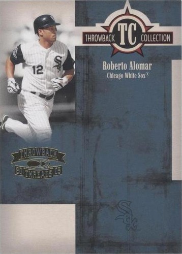 2005 Donruss Throwback Threads - Roberto Alomar #TC-12