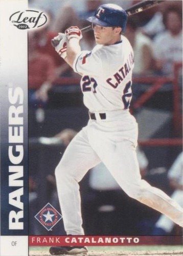 2002 Leaf - Frank Catalanotto #146