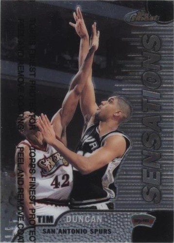 1999-00 Topps Finest - Tim Duncan #125