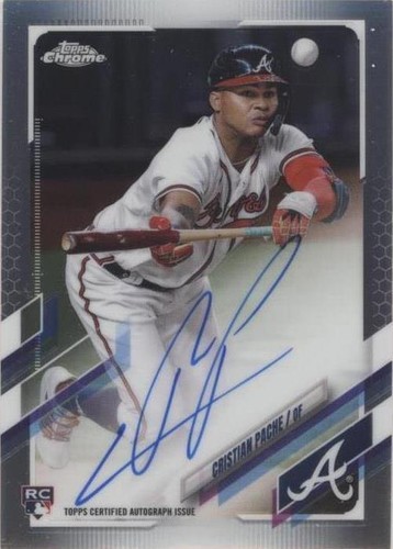 2021 Topps Chrome - Cristian Pache #RA-CP