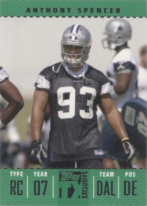 2007 Topps TX Exclusive Anthony Spencer #134