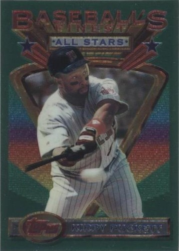 1993 Topps Finest - Kirby Puckett #112