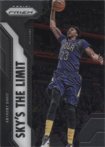 ANTHONY DAVIS 2024-25 PANINI PRIZM #195 ORANGE SEISMIC /199