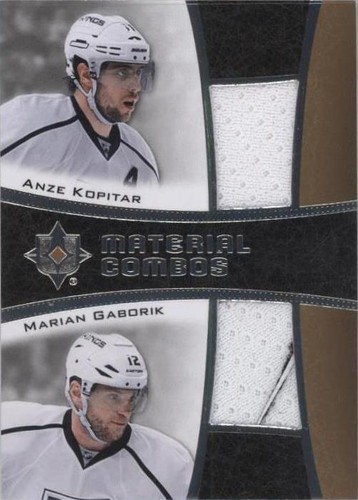 2015-16 Upper Deck Ultimate Collection - Anze Kopitar Marian Gaborik #MC2-LAK