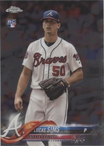 2018 Topps Chrome - Lucas Sims #42