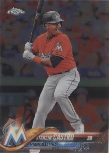 2018 Topps Chrome - Starlin Castro #141