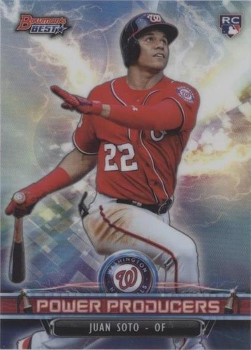 2018 Bowman's Best Juan Soto '98 Performers Refractor