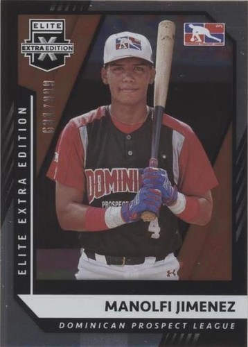 2021 Panini Elite Extra Edition - Manolfi Jimenez #198