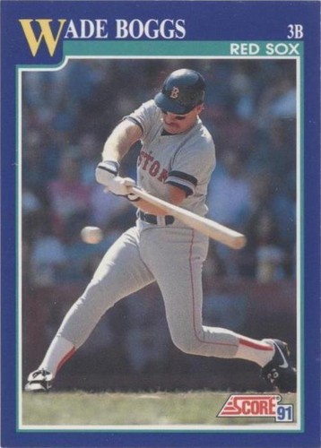 1991 Score - Wade Boggs #12