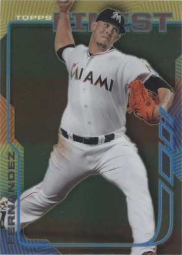 2014 Topps Finest - Jose Fernandez #97