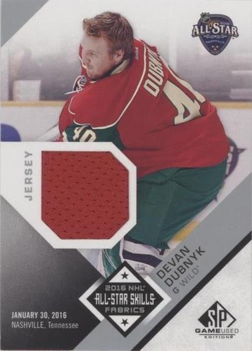 2016-17 SP Game Used - Devan Dubnyk #AS-DD