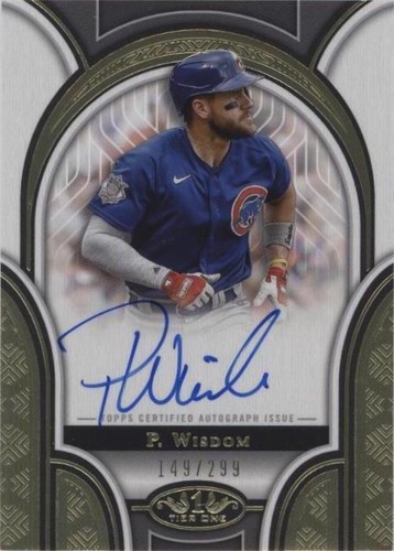 2023 Topps Tier One - Patrick Wisdom #PPA-PW