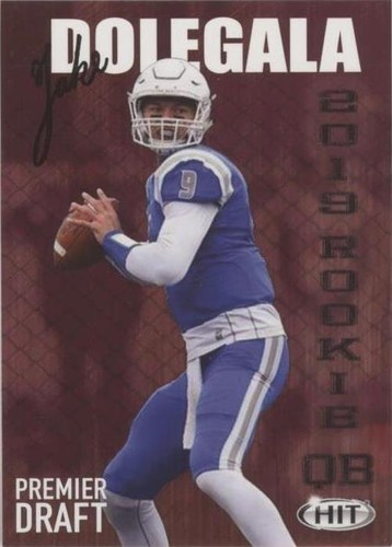2019 Sage Hit Premier Draft Jake Dolegala #80