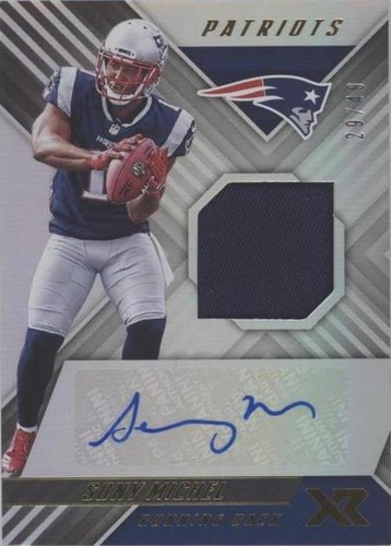 2018 Panini XR Sony Michel #RSA11