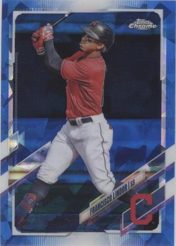 2021 Topps Chrome Sapphire Edition - Francisco Lindor #309