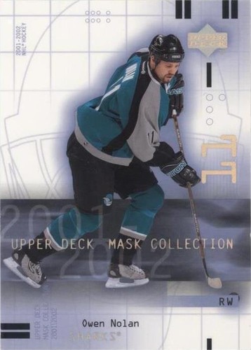 2001-02 Upper Deck Mask Collection - Owen Nolan #81