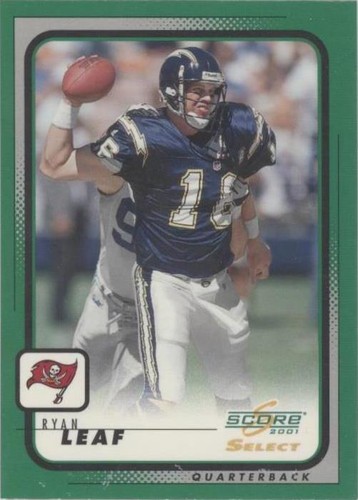 2001 Score Select Ryan Leaf #202