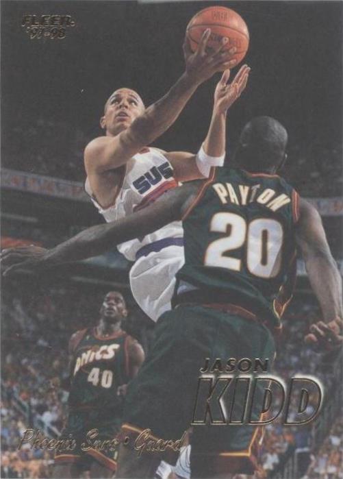 Fleer Jason Kidd Basketball 1997-98 Season Sports Trading Cards 