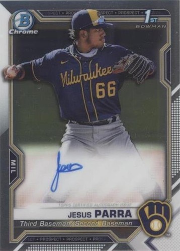 2021 Bowman Chrome - Jesus Parra #CPA-JPAR