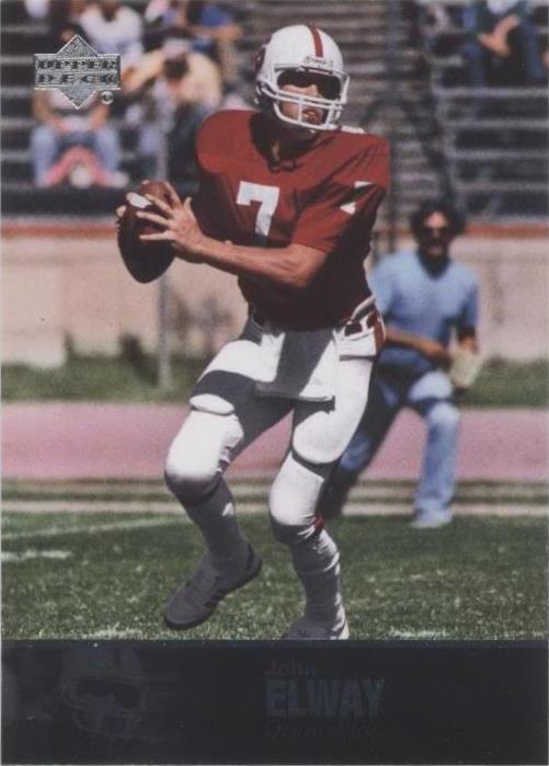 Leyendas del fútbol americano universitario Upper Deck 2011 John Elway #18