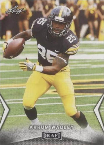 2018 Leaf Draft Akrum Wadley #01