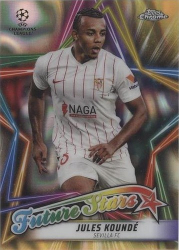 2021-22 Topps Chrome Sapphire UCL Future Stars RC Cole