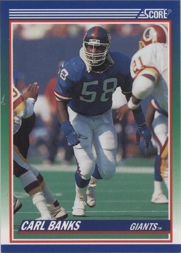 1990 Score 100 Hottest Players Carl Banks #86