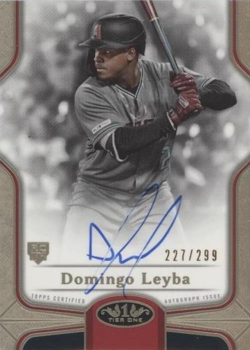 2020 Topps Tier One - Domingo Leyba #BOA-DL