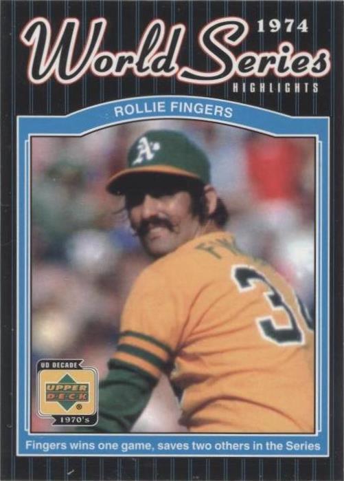 2001 Upper Deck Decade 1970 - Rollie Fingers #175