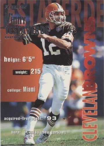 1995 Fleer Vinny Testaverde #88