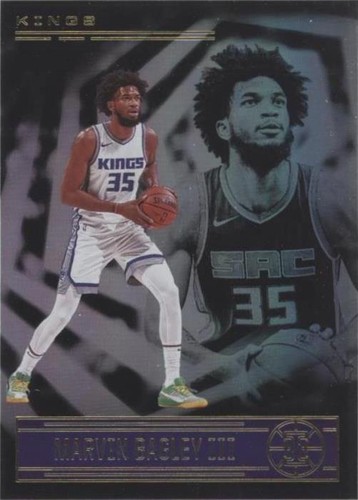 2020-21 Panini Flux Marvin Bagley Gold Pulsar Prizm #153 Kings | eBay