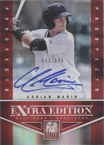 2012 Elite Extra Edition - Adrian Marin #200