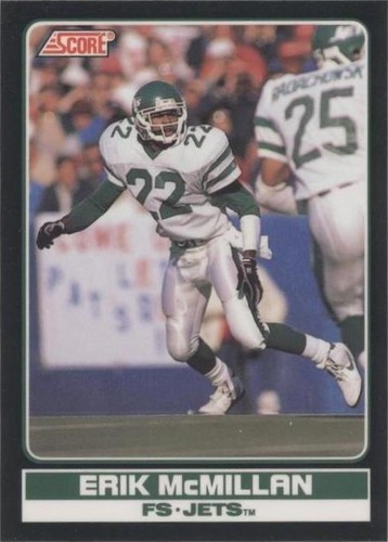 1990 Score Erik McMillan #21