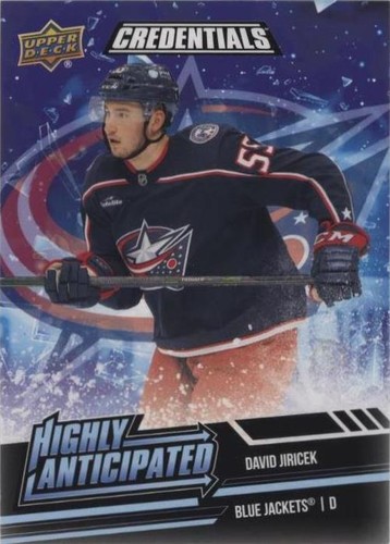2022-23 Upper Deck Credentials - David Jiricek #HA-15