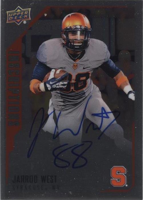 2015 Upper Deck Inscriptions Jarrod West #WE
