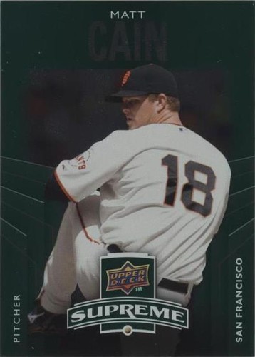 2010 Upper Deck - Matt Cain #S-91