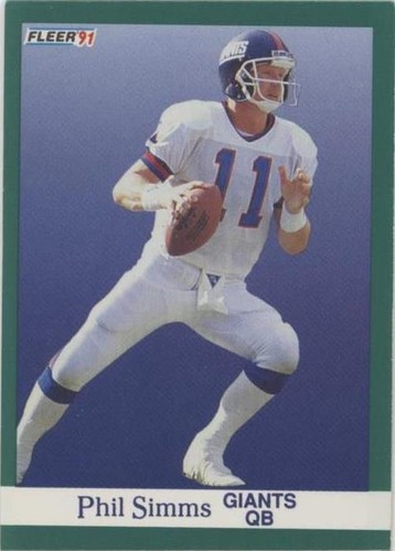 1991 Fleer Phil Simms #318