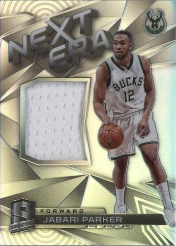 PANINI NBAカード SPECTRA SUPERSTAR AUTO MATERIALS PRIZM GOLD JABARI PARKER 08/10 #17 送料無料 中古 IT1 Panini Nba Spectra Superstar Auto Materials Prizm Gold