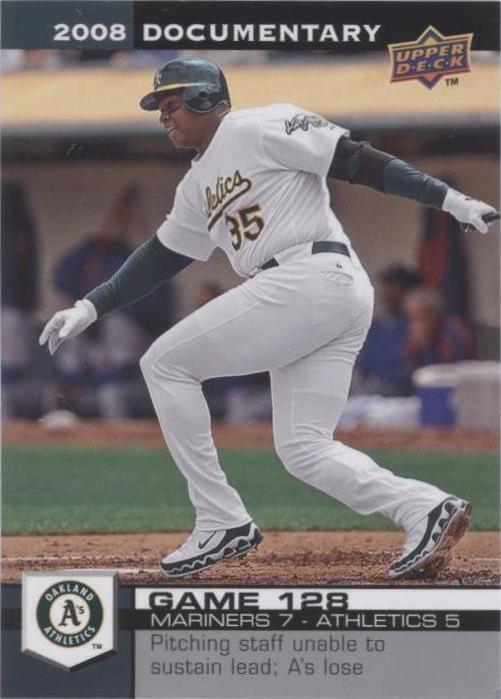 2008 Upper Deck Documentary - Frank Thomas #3868
