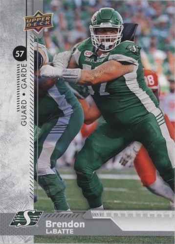 2018 Upper Deck CFL Brendon LaBatte #148