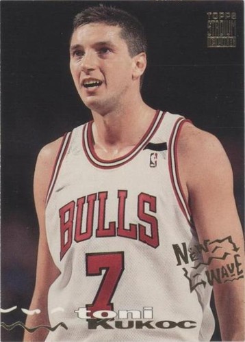 93-94 Topps Stadium Club New Wave Toni Kukoc HOF Rookie Card