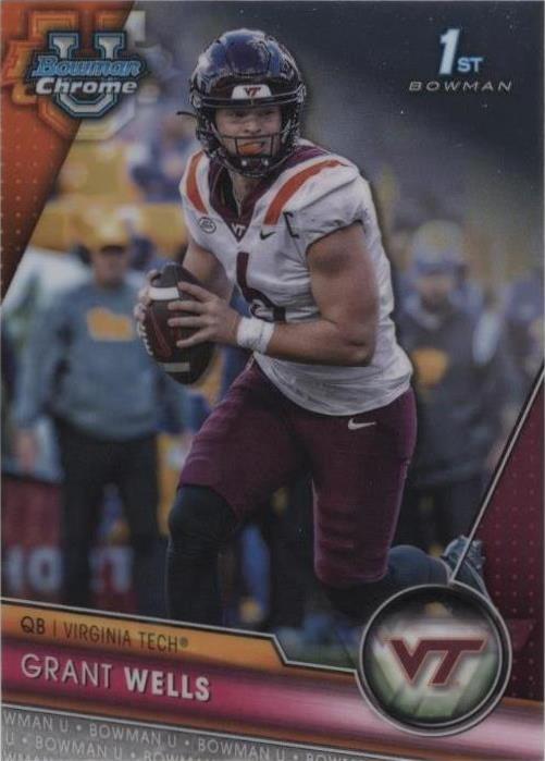 2023 Bowman University Chrome Grant Wells #194