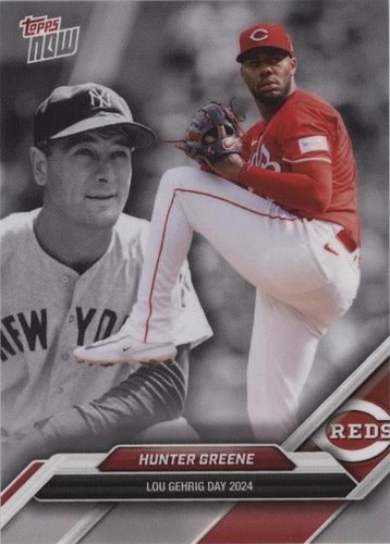 2024 Topps Now Lou Gehrig Day - Hunter Greene #LGD-25
