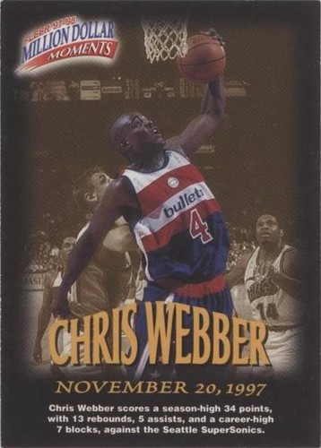 1997-98 Fleer #290 Chris Webber | eBay