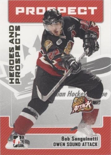 2006-07 In the Game Heroes and Prospects - Bobby Sanguinetti #89