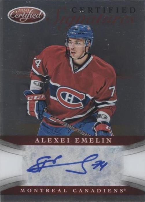 2012-13 Panini Certified - Alexei Emelin #CS-AE