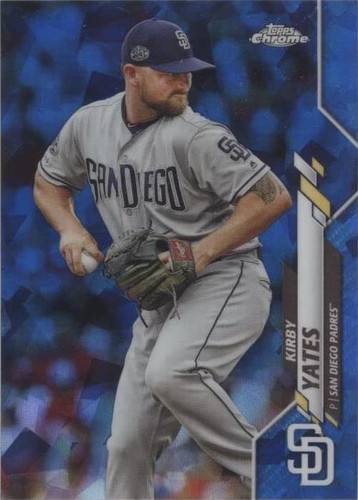 2020 Topps Chrome Sapphire Edition - Kirby Yates #25
