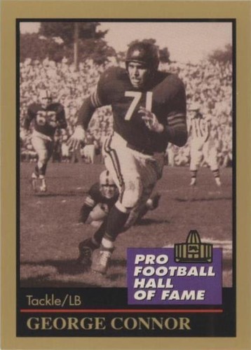 1991 Enor Pro Football Hall of Fame George Connor #29