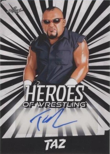 2023 Leaf Heroes of Wrestling - Taz #BA-TZ1